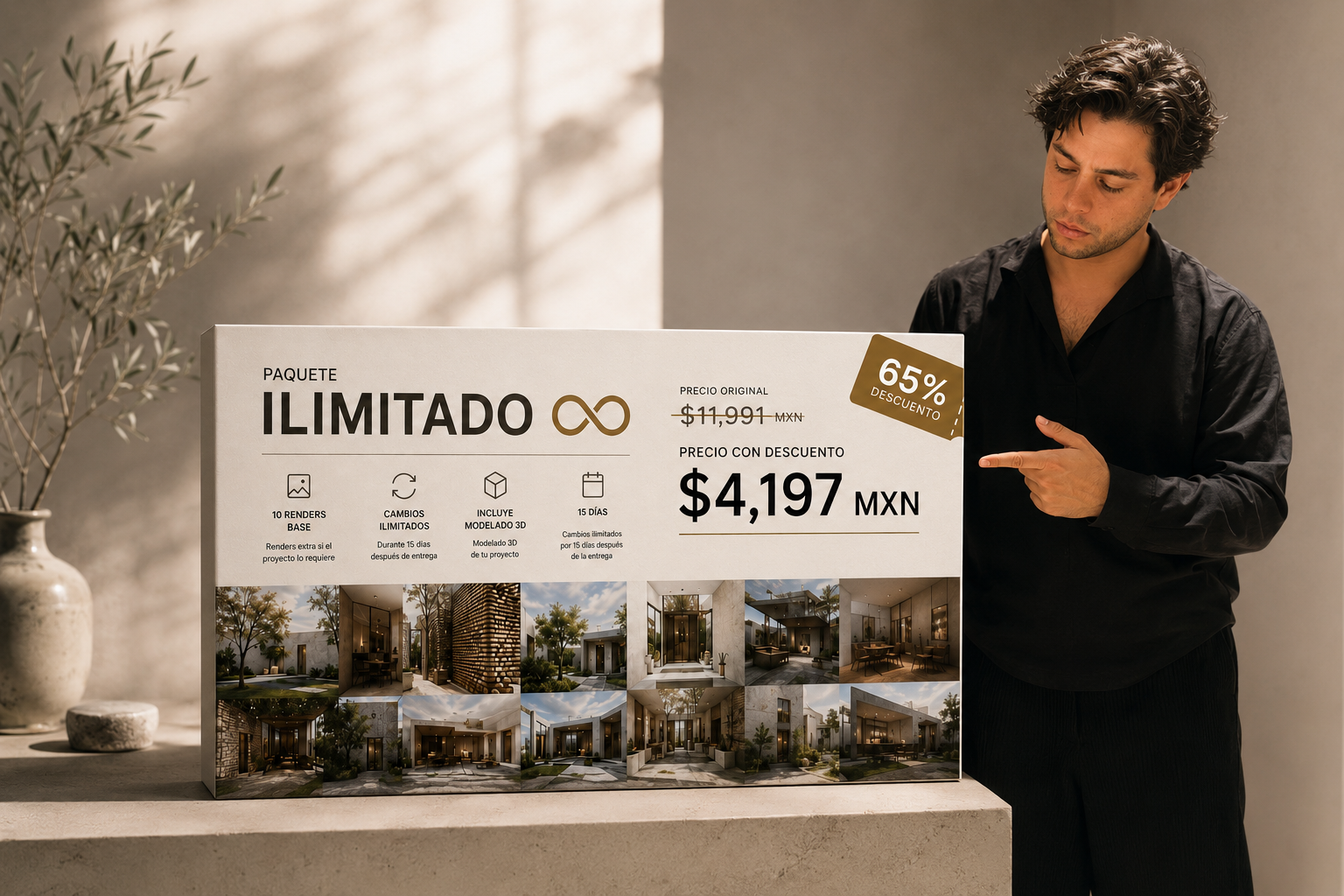 Render Arquitectónico de Alta Calidad